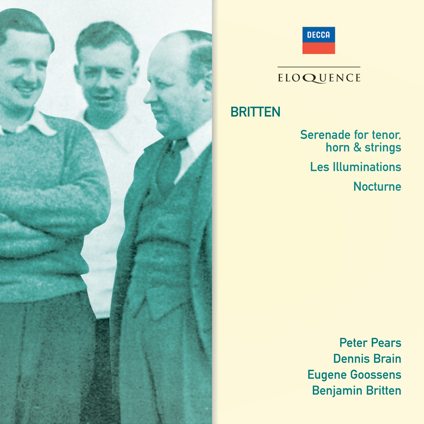 Britten Serenade Les Illuminations Nocturne Eloquence Classics 4917